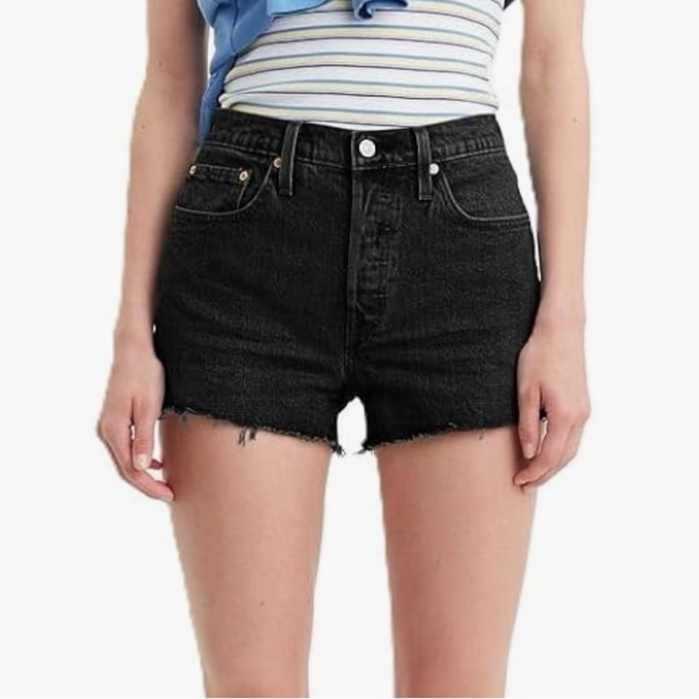 Levi's 501 Women's Black Jean Shorts